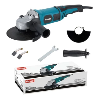 【Hanabi】Esmerilhadeira Lixadeira Angular 180mm Profissional 2000w Cor Azul-petróleo
