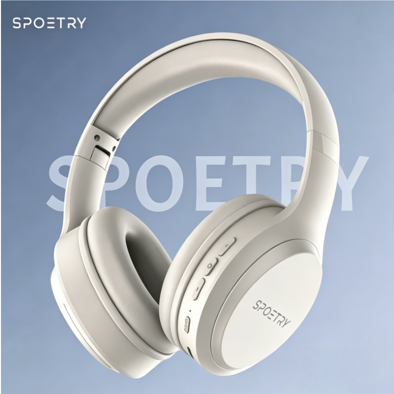 Fone de Ouvido Spoetry Bluetooth com Cancelamento de Ruído