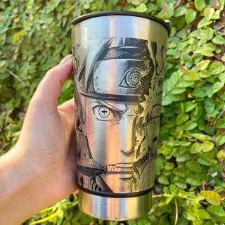 Copo Térmico NARUTO NEW | Personalizado 360° 473ml Tampa + Abridor