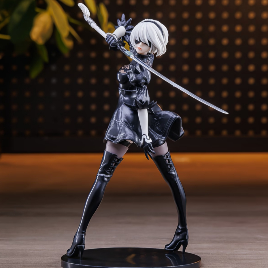 Action Figure Nier Automata de 15cm 2B A2 9S Boneca de Anime Setup