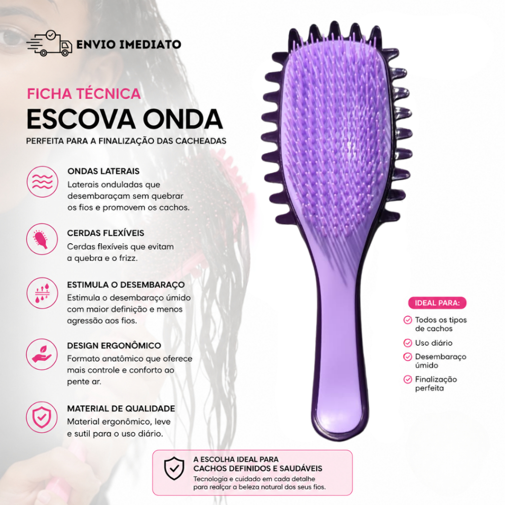 Escova onda Beauty Flash para definir cachos — foto 2