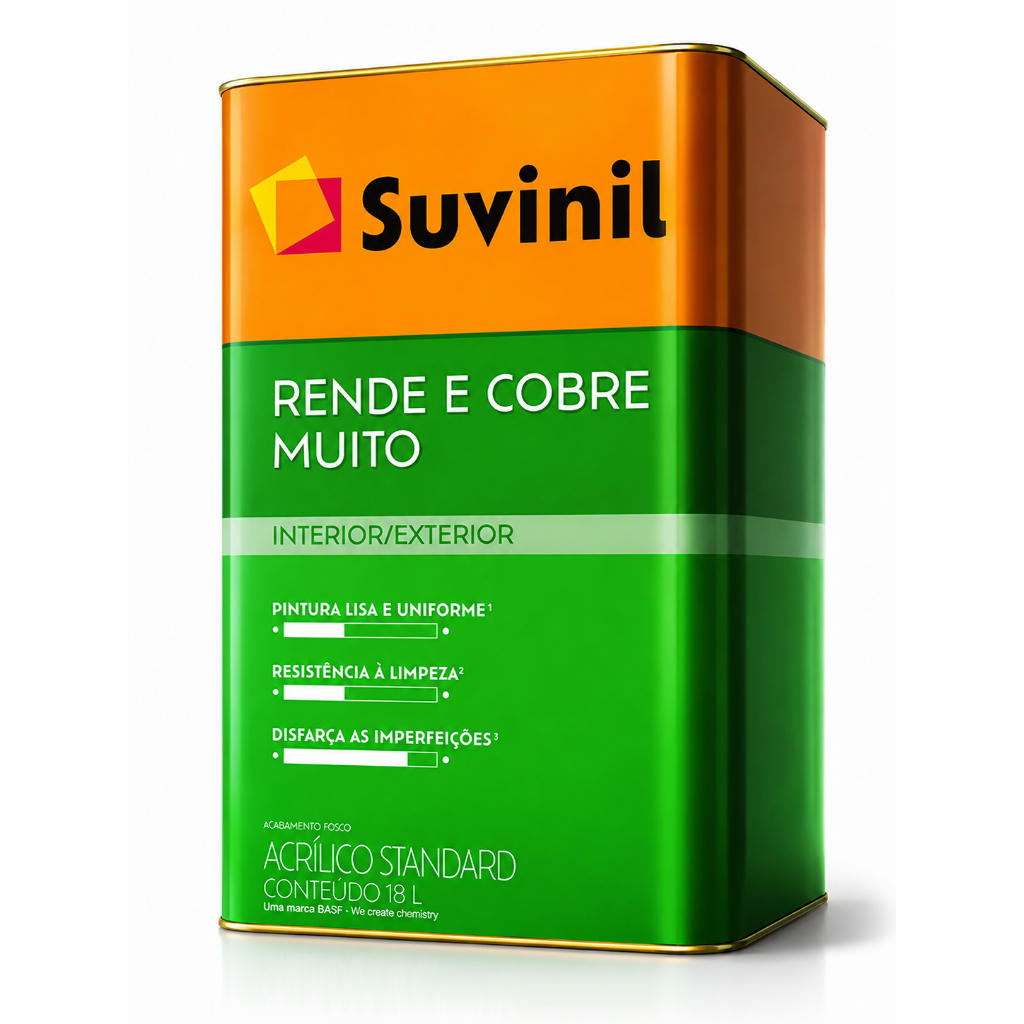 Tinta Rende & Cobre Muito Cores Básicas18L Suvinil - 18L