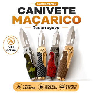 CANIVETE MAÇARICO DOBRÁVEL SEM GÁS | CAMPING | MULTIFUNCIONAL ENVIO RÁPIDO
