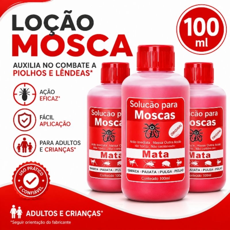 Loção 3x Repelente de Insetos 100ml - Eficácia Total e Uso Ambiente ...