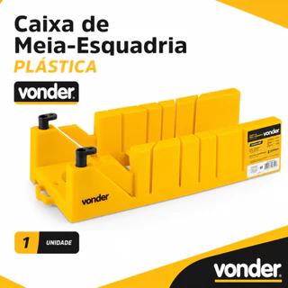 Caixa Meia Esquadria Gabarito Corta Em 45 E 90 Graus Vonder