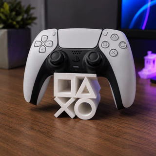 Suporte para Controles PlayStation4 PS4 de Mesa Organizador Preto para Controle Gamer para Setup