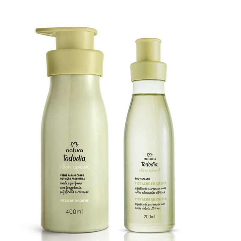 Kit Tododia Natura -Hidratante 400ml + Body Splash 200ml (escolha