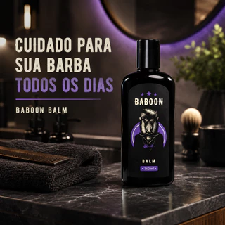 Baboon Balm Para Barba 140ml Vegano Hidratante Livre De Crueldade Suave Suave