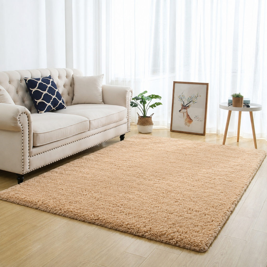 Tapete Grande 2m x 1,50m Peludo/Felpudo para Sala e Quarto