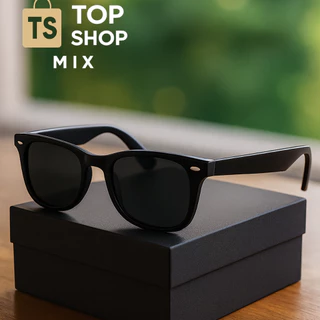 Óculos de Sol Clássico Black - Proteção UV 400 - Vintage - Retrô