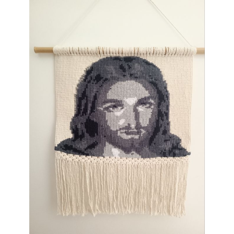 Painel em Macrame Jesus | Shopee Brasil
