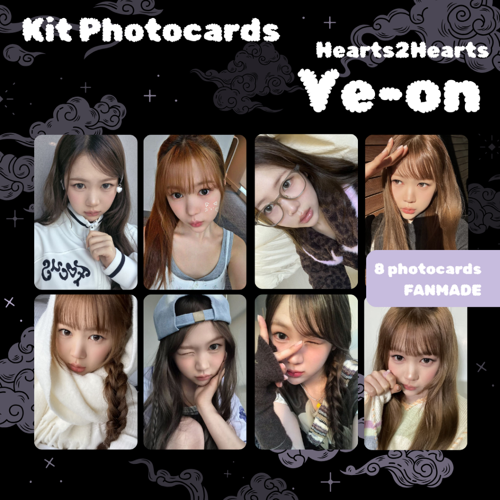 Hearts2Hearts Photocards Selca h2h Kpop Ye-on Ian Yuha Carmen A-na