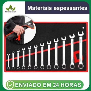 Jogo Chave Combinada Boca Estrela Profissional combinação de aço carbono Chave fixa