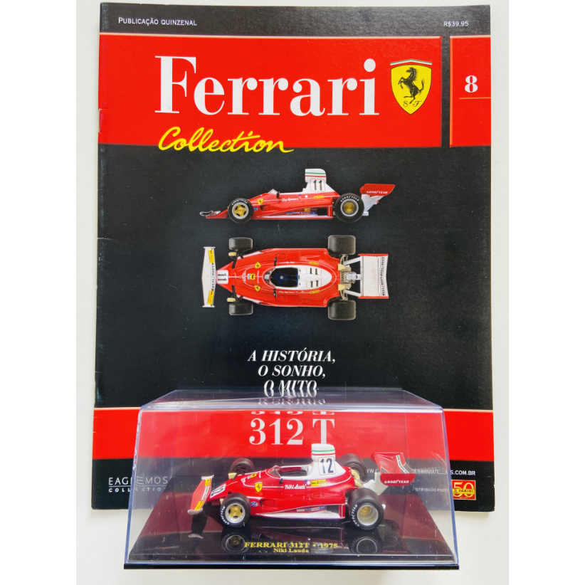 Miniatura Ferrari 312 T - Niki Lauda - W. Champion F1 1975