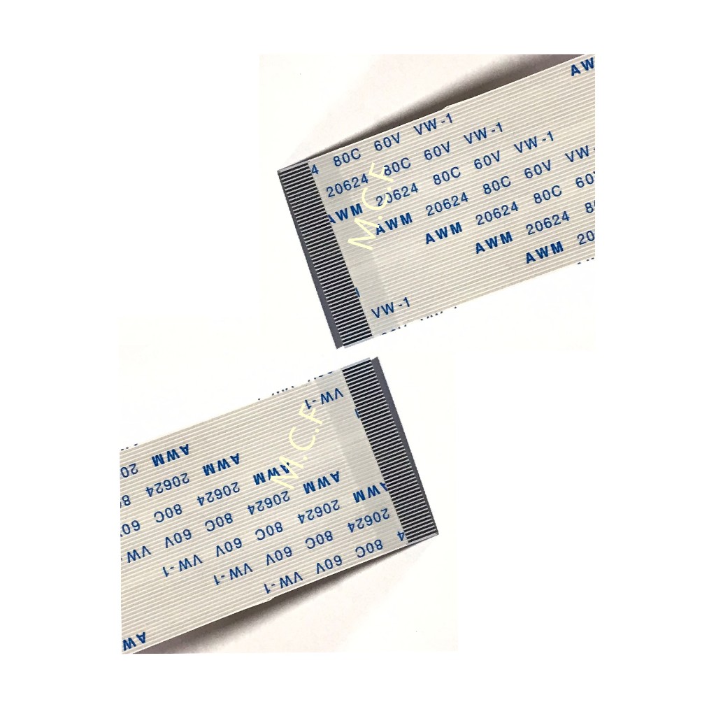 2 Cabos Flat 50 Vias Normal 15cm X 2,5cm - Awm20624 80C 60V | Shopee Brasil