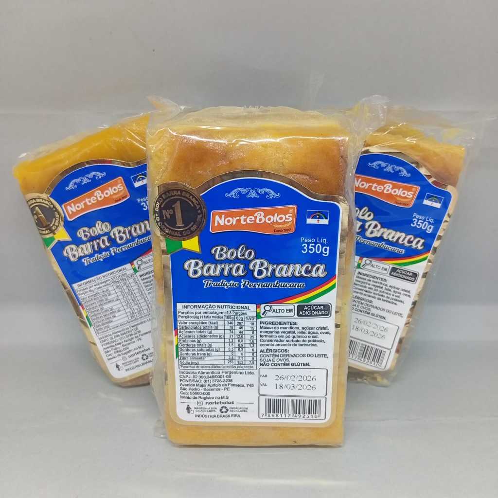 Bolo de Massa Puba Pedaço Autêntico Sabor Nordestino Tradici