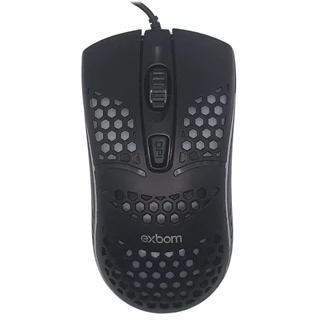 Mouse Gamer RGB Colmeia Ultraleve 1600 DPI Alta Precisão Ergonômico USB PC Gamer