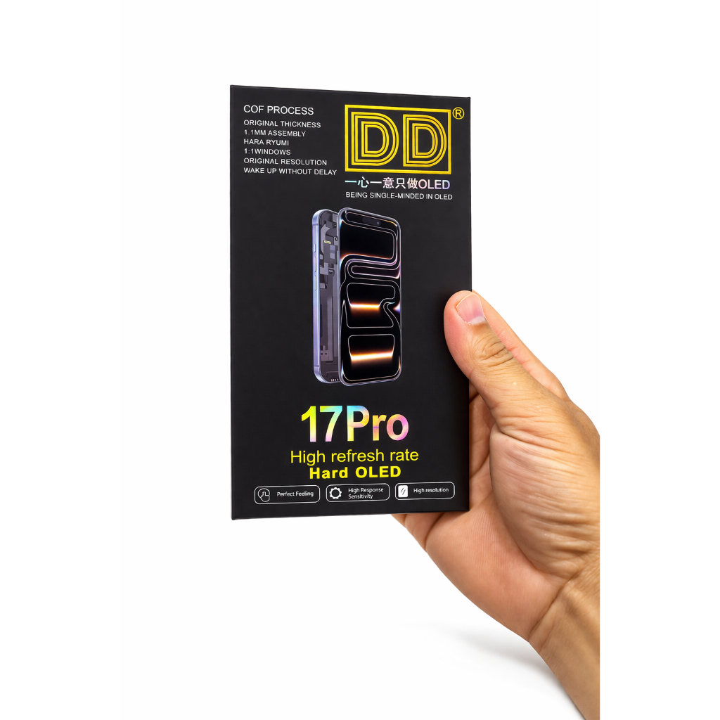 Tela Display iPhone 17 Pro OLED Alta Qualidade Touch Perfeito Encaixe Preciso Envio Rápido