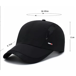 Boné Tactel Casual Respirável Baseball Secagem Rapido Spring unissex Outdoor