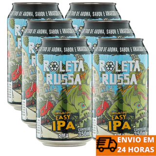 Kit 06 Cervejas Roleta Russa Easy IPA 350ml