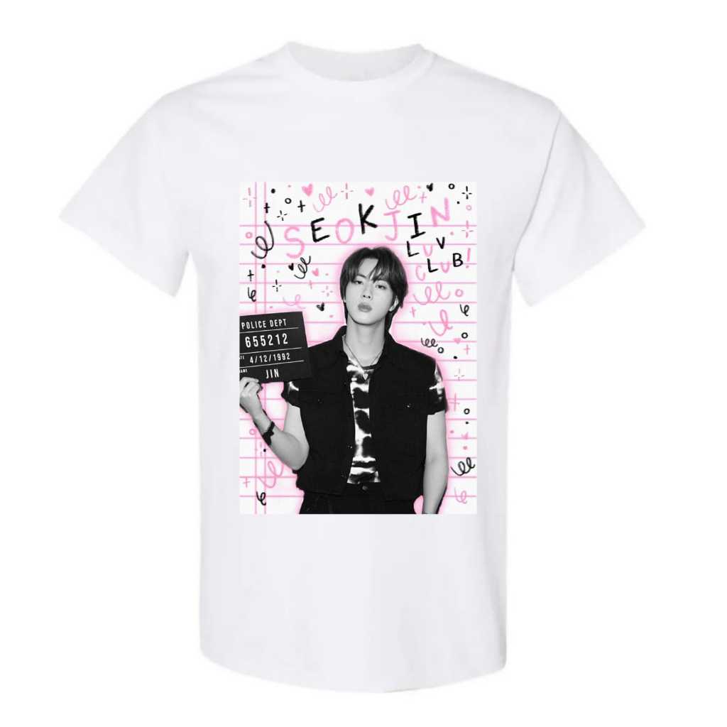 Camiseta BRANCA Suga BTS Min Yoongi Agust D D-Day 100% Algodão