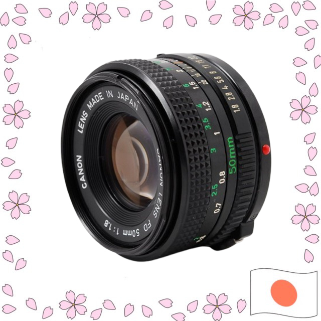 Lente Canon New FD 50mm f/1.8 Prime para Mount Canon NFD / FD