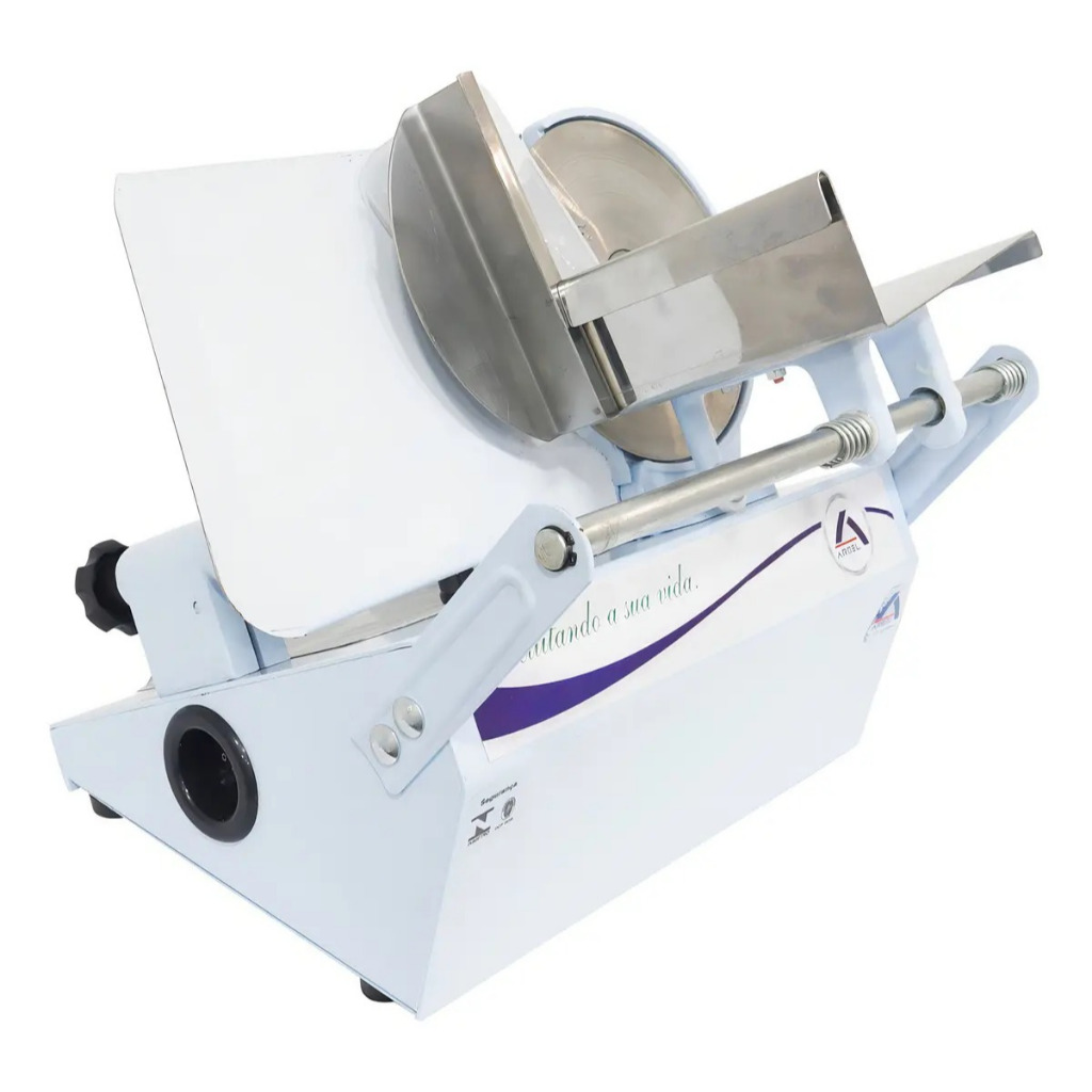 Máquina Fatiadora De Frios Elétrico Bivolt 170mm Lamina Inox