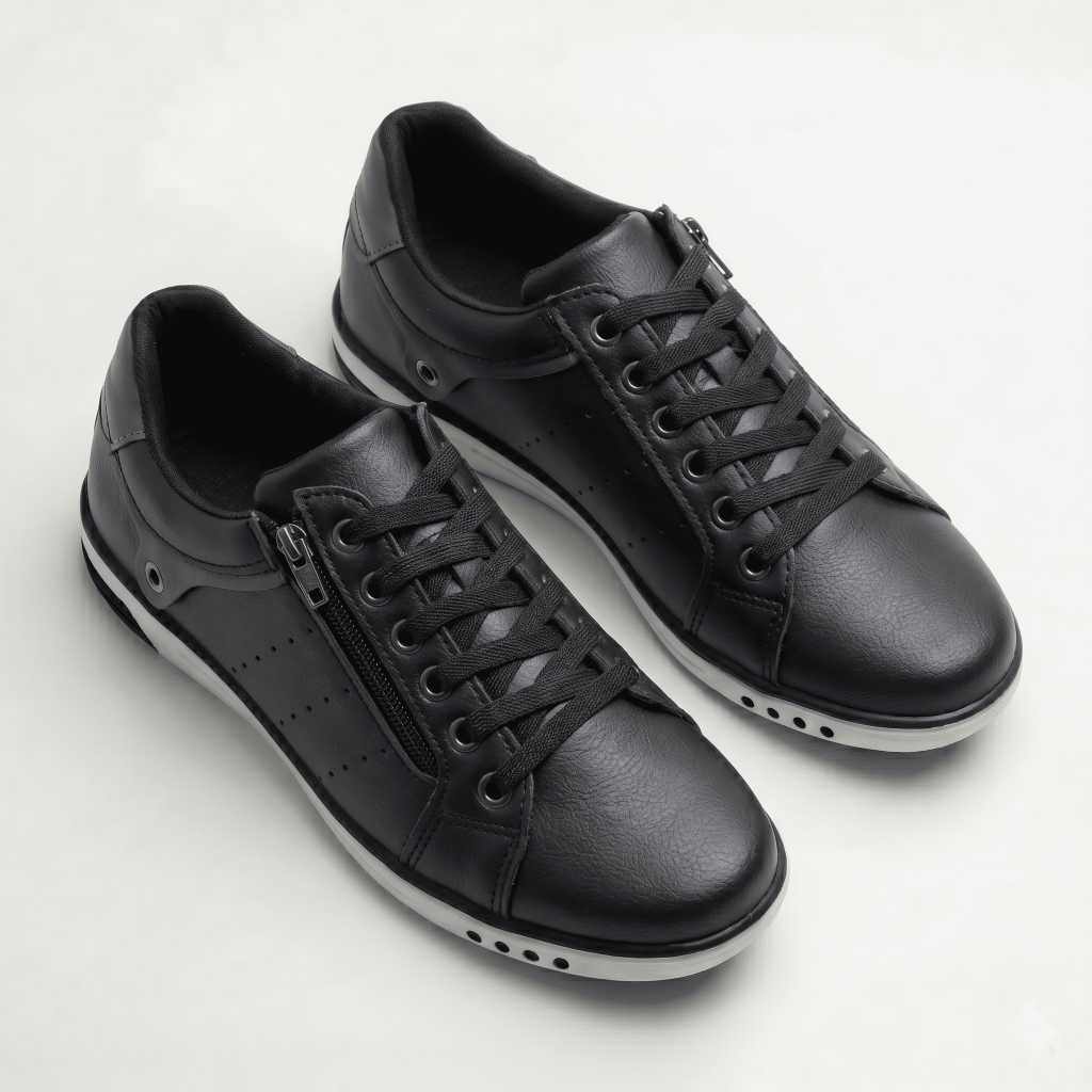 Sapatenis Masculino Star Fox Ziper e Cadarço Calce Casual | Shopee