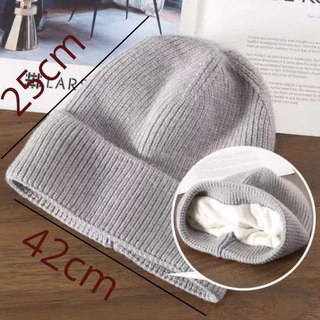 Touca Gorro De Lã Grossa Anti Vento Proteção Frio Intenso Unissex