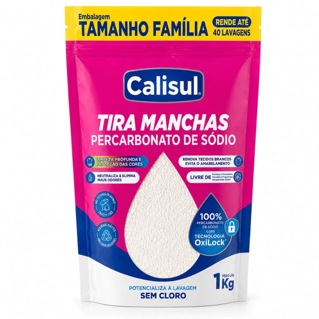 Percarbonato 100% Puro Tira-manchas