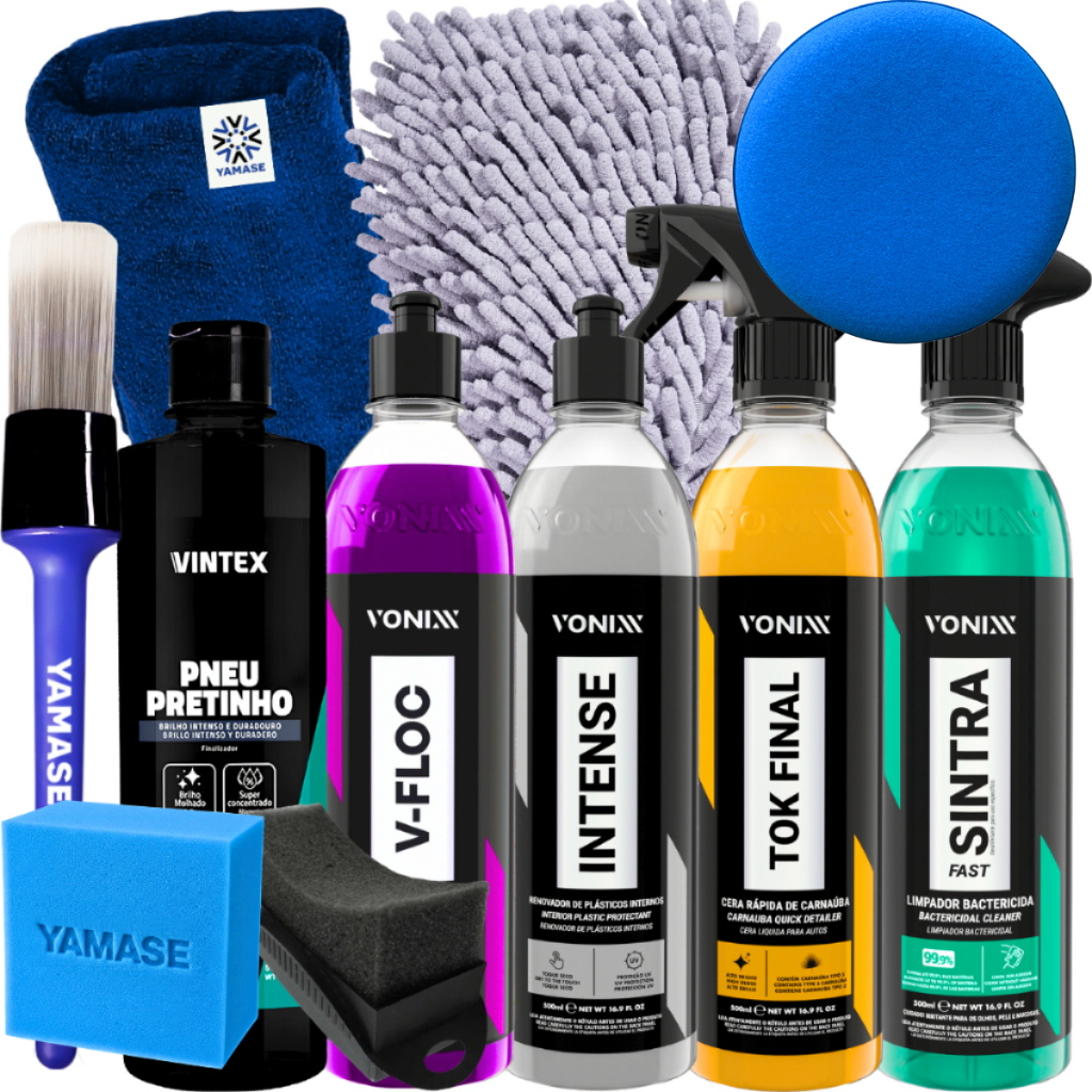 Kit Lavagem Completa Shampoo Cera Tok Final Intense Sintra Fast