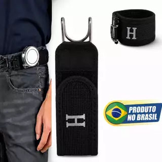 Cinto Elástico Sem Fivela Ajustável Gancho Unissex Conforto Velcro