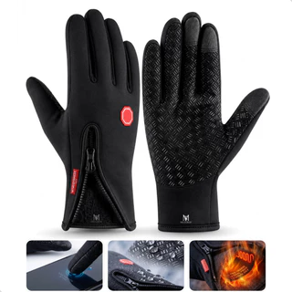 Luva Impermeável Moto Bike Térmica Touch Touchscreen Antiderrapante Proteção Chuva Inverno Frio