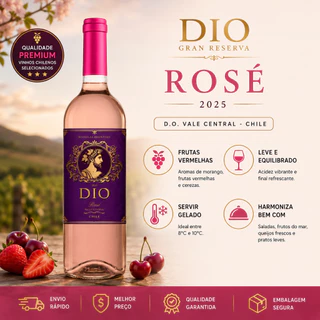 Vinho Rosé DIO Cabernet Sauvignon Rosé - Chile 2025
