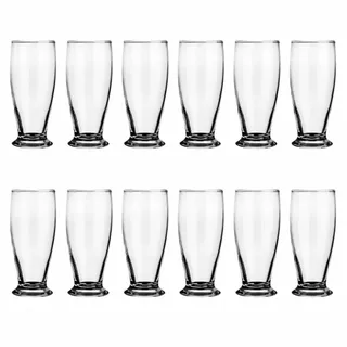 Kit 12 Copos Cerveja Tulipa Nadir 200ml Vidro Casa E Bares