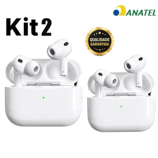 KIT2 Fone Bluetooth Pro3 Premium | Imersão Total c Cancelamento Ruído Qualidade Superior p ios Android