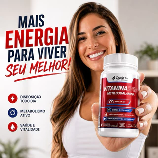 Vitamina B12 Covitta Metilcobalamina Alta Pureza 60 Cáps Suplemento Alimentar