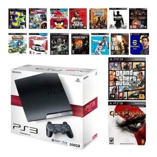 Playstation 3 Slim HD 250 GB Seminovo 2 Controles Desbloqueado