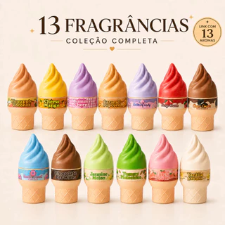 Perfume WY Ice Cream Eau de Toilette EDT 100ml Original Importado 13 Aromas Unissex Pronta Entrega
