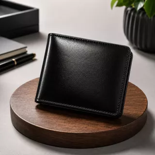 Carteira Masculina De Couro Slim Com Porta Moedas e Documentos