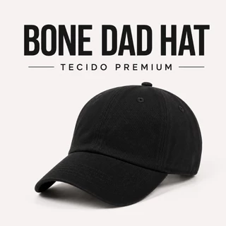 Kit 10 Bonés Liso Dad Hat Aba Curva Ajustável Unissex Masculino Feminino Baseball Premium