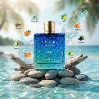 Perfume Masculino Rayhaan Pacific Aura Eau de Parfum 100ml Original Importado