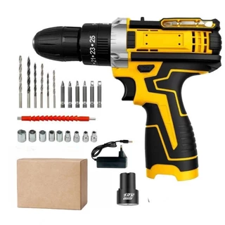 Parafusadeira E Furadeira A Bateria 12V Com 1 Bateria De Litio E Carregador Bivolt Para Uso Domestico Oferta