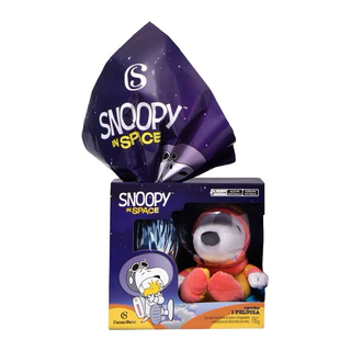Ovo de Páscoa ao Leite Pelúcia Snoopy Astronauta 170g Cacau Show em Oferta na Shopee