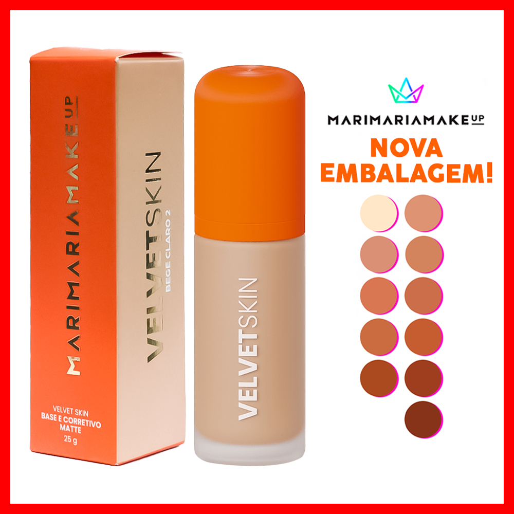 Mari Maria Velvet Skin Base e Corretivo Matte 25g
