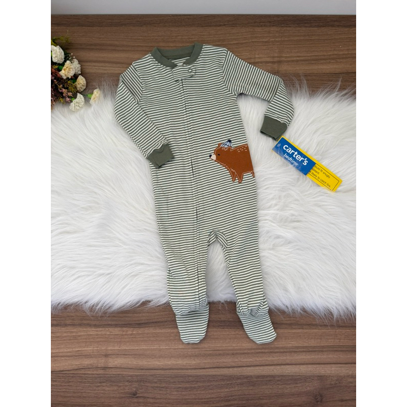 Macacão em algodão menino Carter’s em Oferta na Shopee