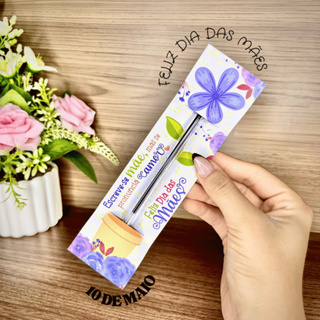 Kit Cartão Com Canetas Mimo Personalizado Dia das Mães Lembrancinha Cliente Homem em Oferta na Shopee