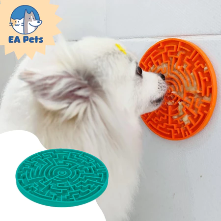 Tapete de lamber com ventosas