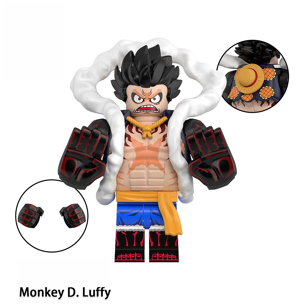 One piece miniaturas Luffy Gear 2 Sakazuk Ace Zoro Nightmare Luffy