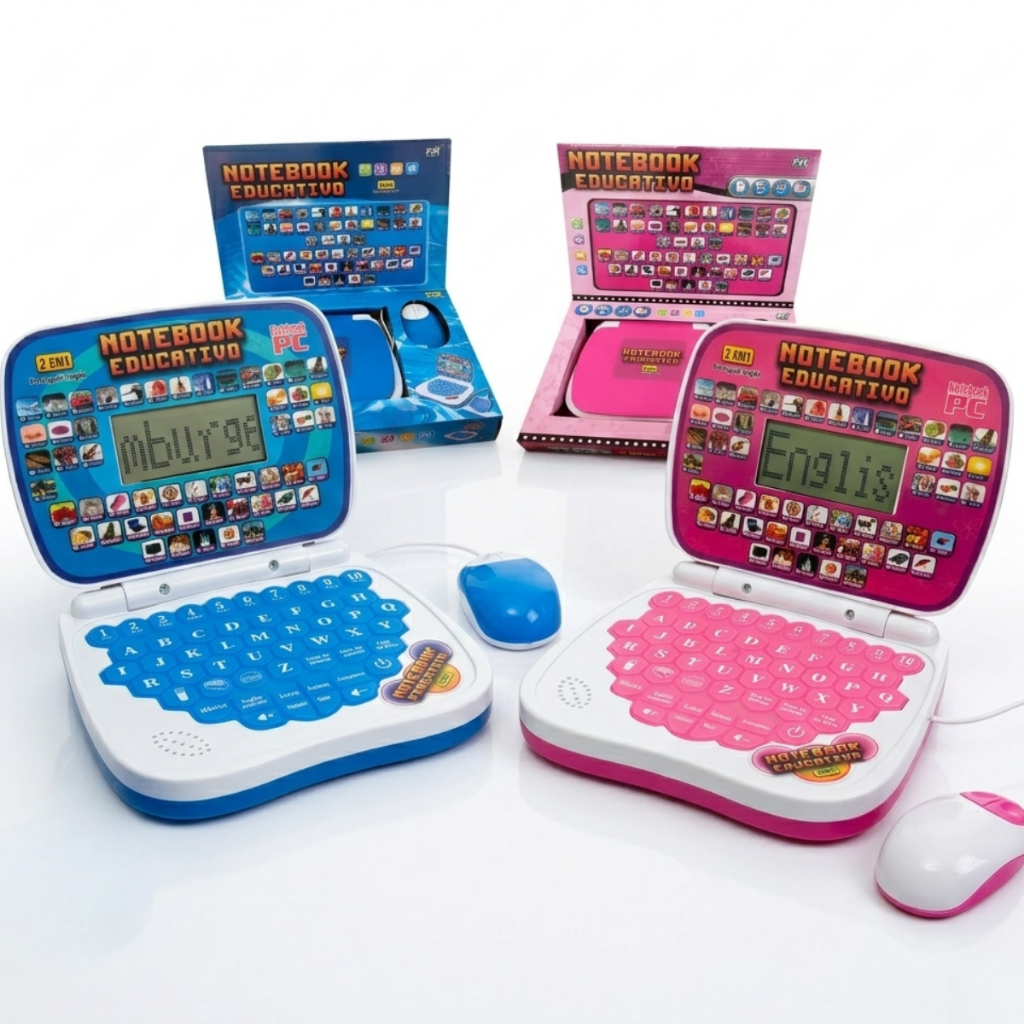 Laptop Infantil Notebook Educativo Computador Português e Inglês ...